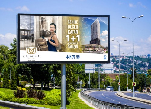 Billboard Tasarımı- Kuzu Grup / Kumru Ankara Projesi