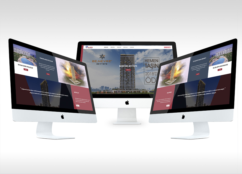 İnşaat firması web sitesi tasarımı ve özel kodlama - Elbiz İnşaat